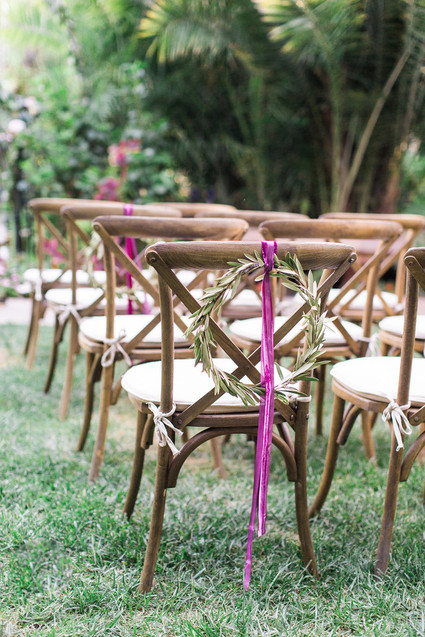 Jewel Tone garden wedding editorial at Eden Gardens