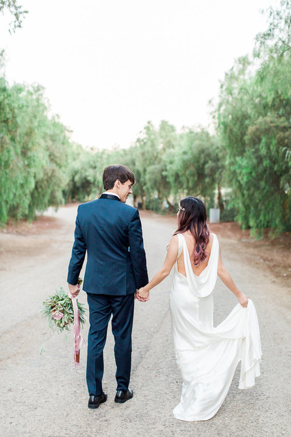 Jewel Tone garden wedding editorial at Eden Gardens