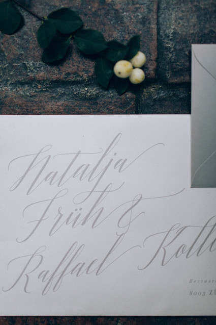 Intimate winter wedding at Chateau de Montplaisant in France