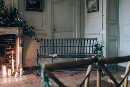 Intimate winter wedding at Chateau de Montplaisant in France