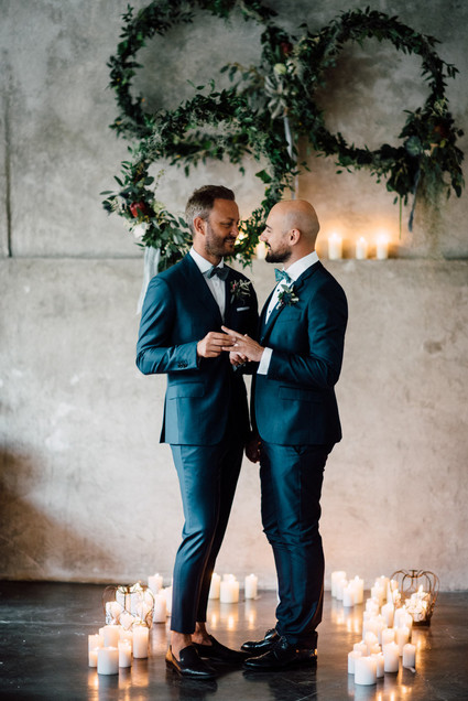 Winter same sex elopement in Veneto Italy