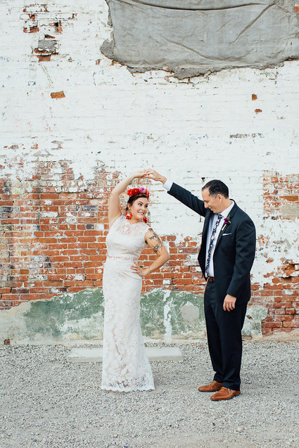 Mexican vintage-inspired wedding at Howl Long Beach