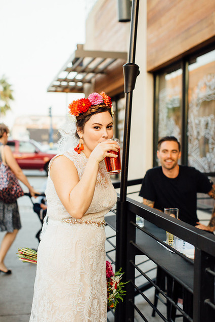 Mexican vintage-inspired wedding at Howl Long Beach