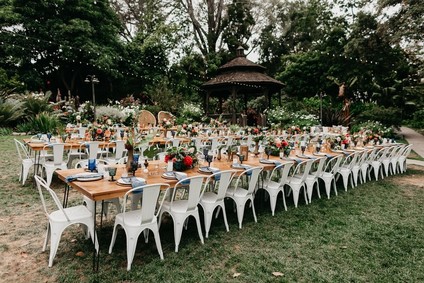 Modern tropical wedding at the San Diego Botanic Garden Inspiration