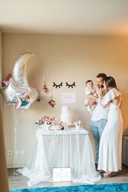 Whimsical girl's first birthday ideas on 100 Layer Cakelet Inspiration