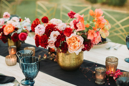 Stylish tropical wedding at Flora Farms in Cabo