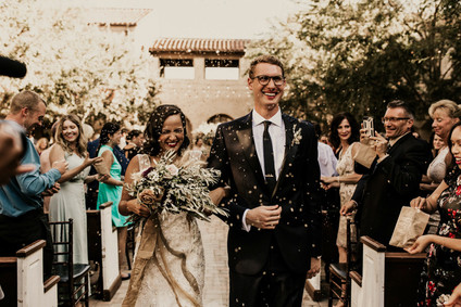 Spanish-Inspired foodie wedding at Serra Plaza in San Juan Capistrano