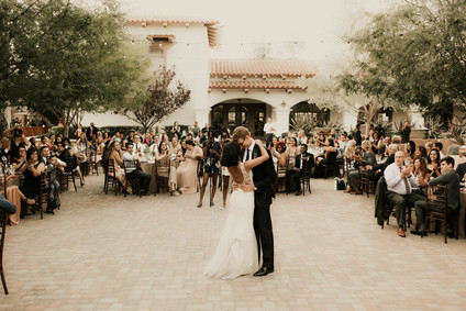Spanish-Inspired foodie wedding at Serra Plaza in San Juan Capistrano