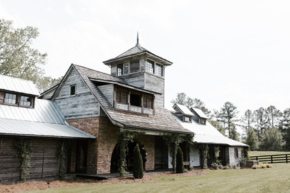 Moody modern wedding at Cherry Hollow Farms in Atlanta