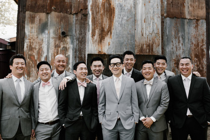 Moody modern wedding at Cherry Hollow Farms in Atlanta