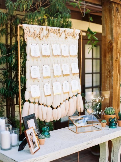 Modern feminine Santa Cruz wedding with boho details