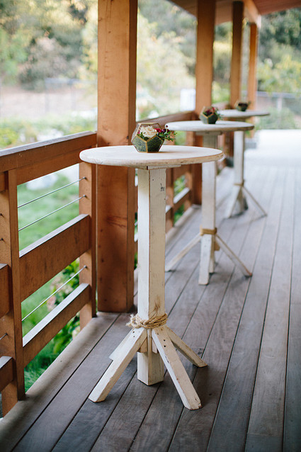 modern fall garden wedding