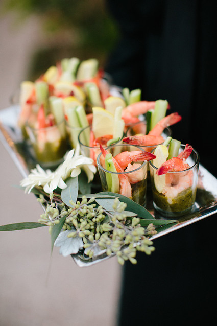 modern fall garden wedding