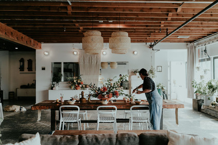 Crafts and cocktails workshop at Union/Pine Inspiration