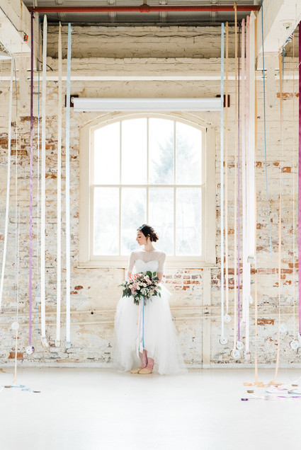 ballet and ribbon inspired wedding ideas for spring