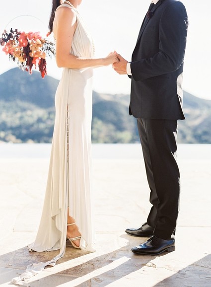 Elegant Valentine's Day wedding ideas at Malibu Rocky Oaks Estate