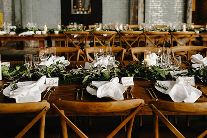 Romantic, industrial, floral wedding at Basilica Hudson in the Hudson Valley