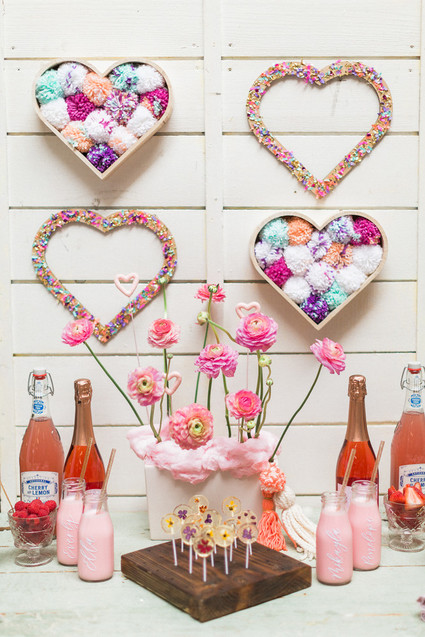 Bright fun Valentine's Brunch