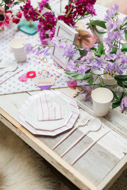 Bright fun Valentine's Brunch Inspiration