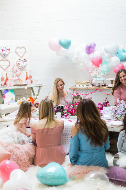 Bright fun Valentine's Brunch Inspiration