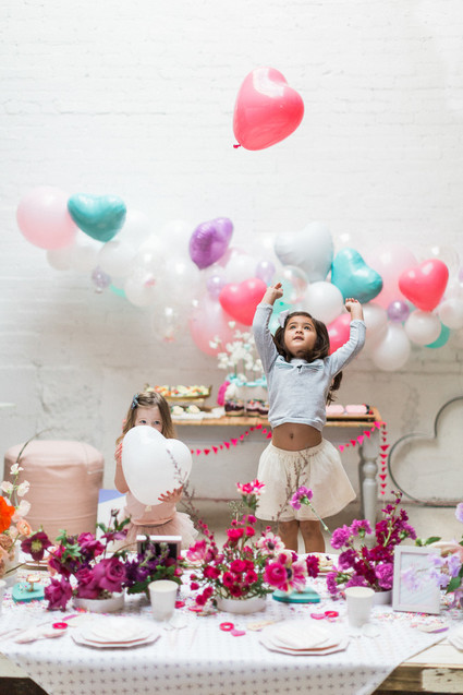 Bright fun Valentine's Brunch Inspiration