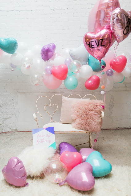 Bright fun Valentine's Brunch