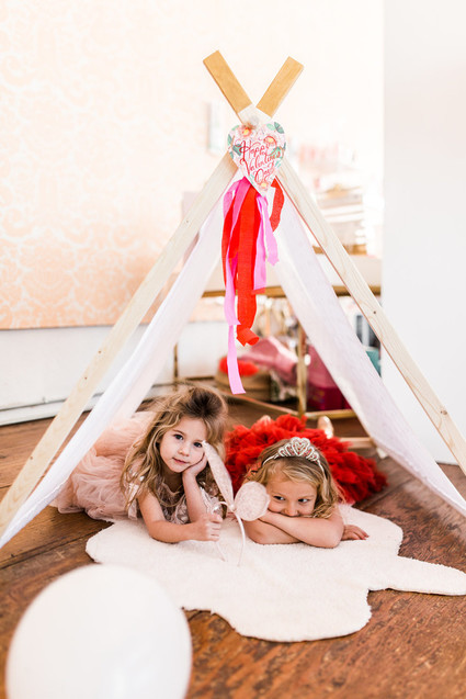 Galentine's party for little girls