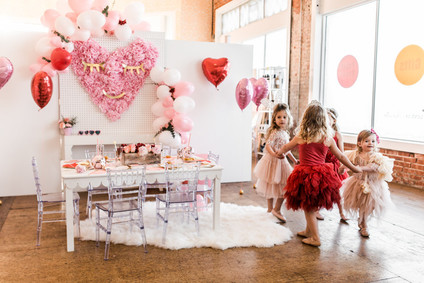 Galentine's party for little girls