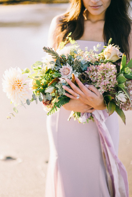 Maine engagement photos at Kettle Cove on Cape Elizabeth