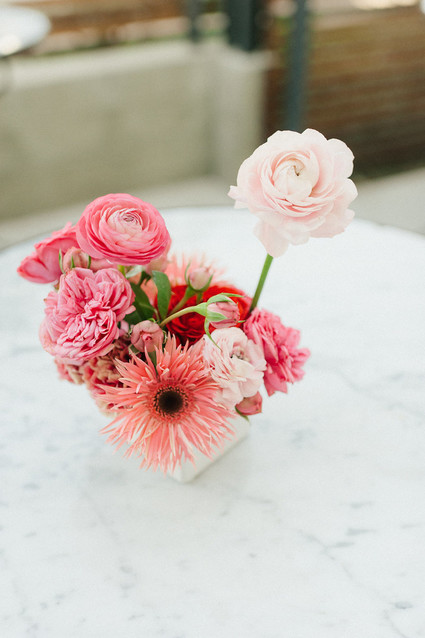 Ombre pink first birthday party