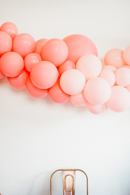 Ombre pink first birthday party