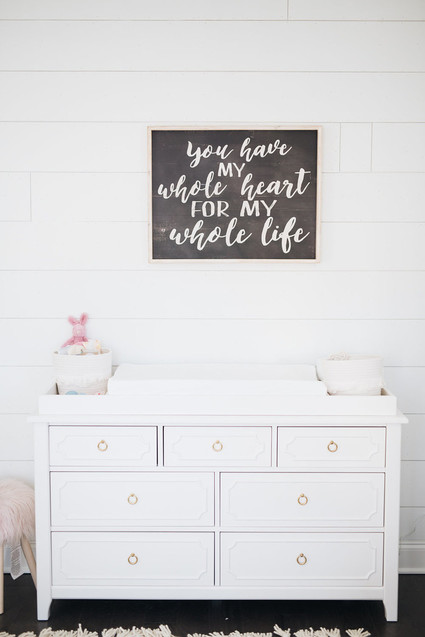 Feminine girl's nursery