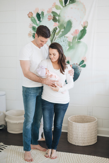 Feminine girl's nursery