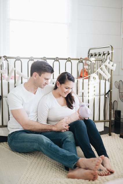 Feminine girl's nursery