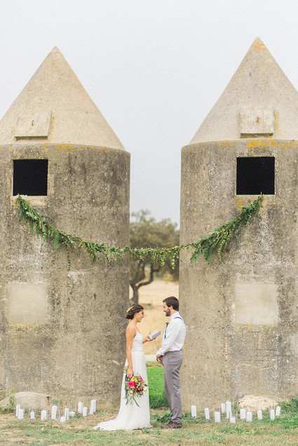 Elopement in an ancient farming village in Portugal