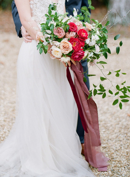 Bright ombre bouquet