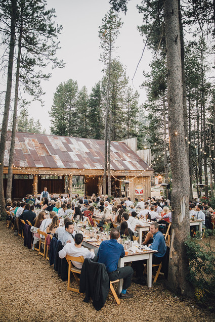 Sierra camp wedding at the Hideout in Kirkwood CA