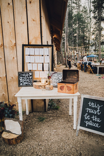 Sierra camp wedding at the Hideout in Kirkwood CA