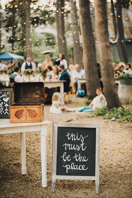 Sierra camp wedding at the Hideout in Kirkwood CA