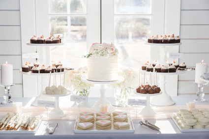 Wedding dessert table
