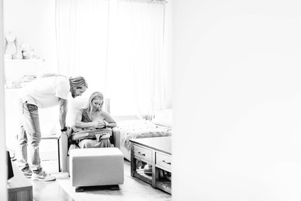 surf inspired nursery and newborn photos