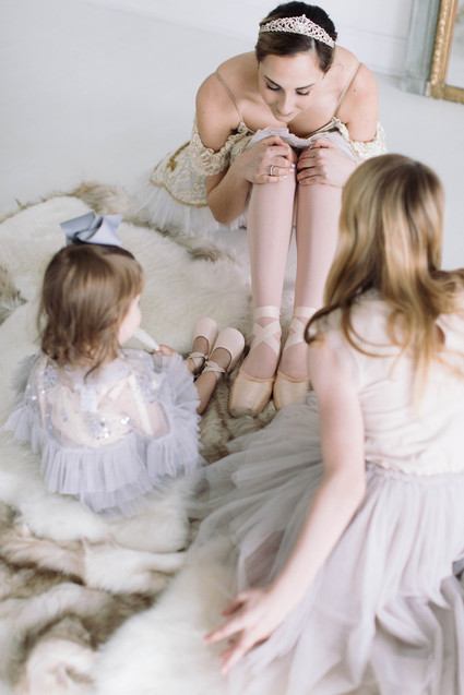 Floral Swan Lake ballet themed second birthday party