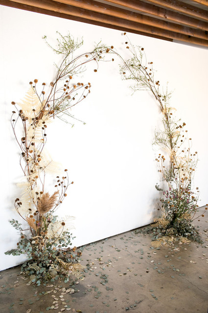 Modern ceremony arch