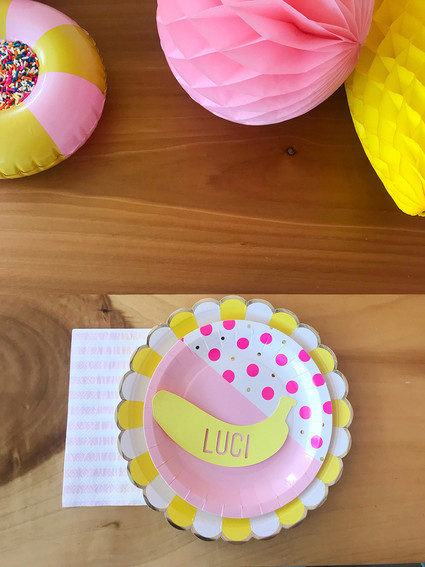 Museum of Ice Cream inspired Banana birthday party Inspiration