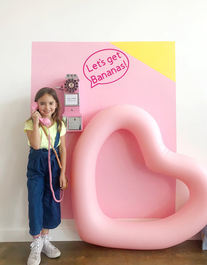 Museum of Ice Cream inspired Banana birthday party