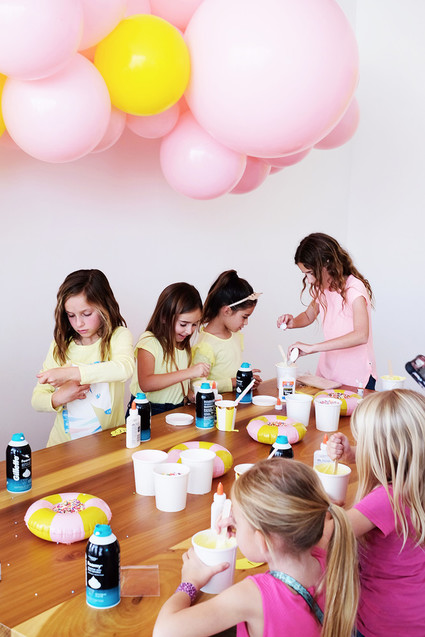 Museum of Ice Cream inspired Banana birthday party
