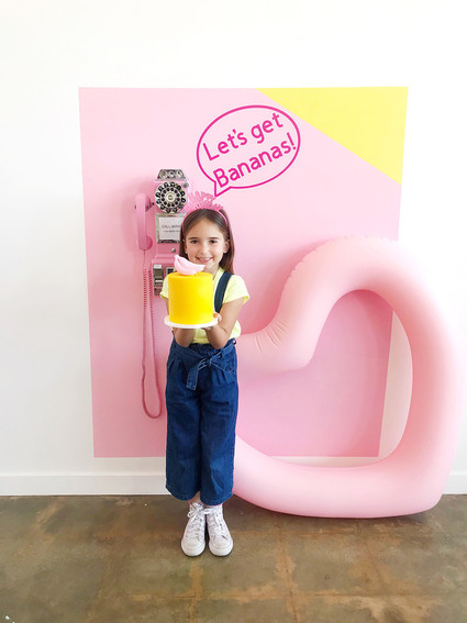Museum of Ice Cream inspired Banana birthday party Inspiration