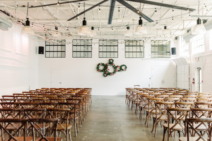 Bright whimsical Toronto Warehouse wedding