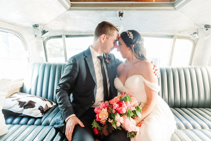 Bright whimsical Toronto Warehouse wedding