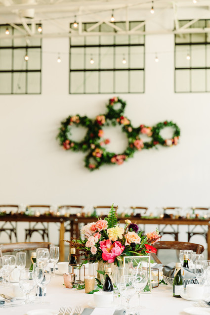 Bright whimsical Toronto Warehouse wedding